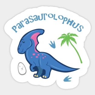 Cute Parasaurolophus Sticker